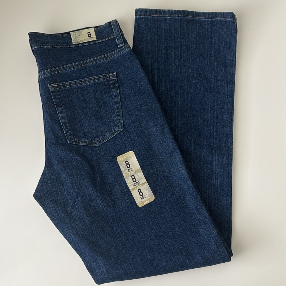 Cabela's Women's Classic Blue Jeans Size 8 - Straight Leg - New with Tags